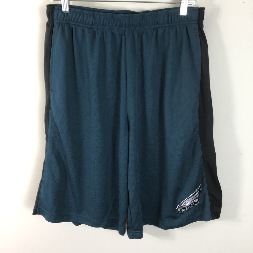 Philadelphia Eagles NFL Team Apparel Shorts Men's XL Green Football Active